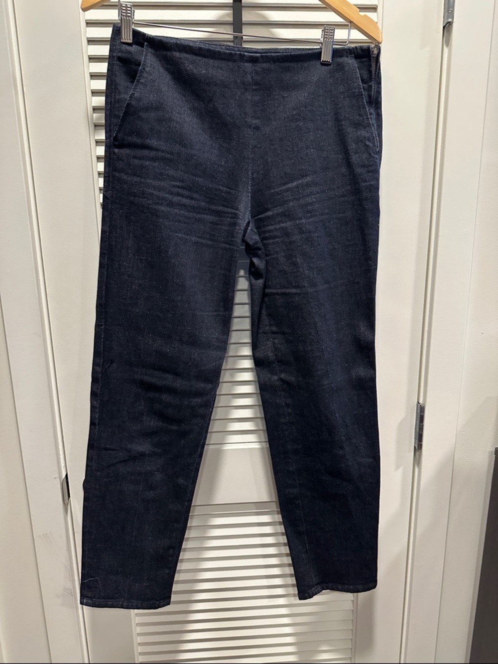 Massimo Dutti Dark Indigo Straight-Leg Jeans